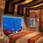 Встроенный аквариум для спальни