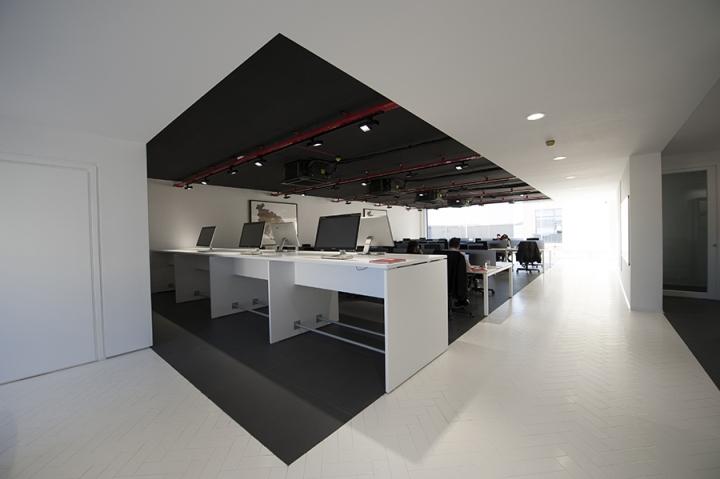 Современный стиль в интерьере офиса: открытая планировка