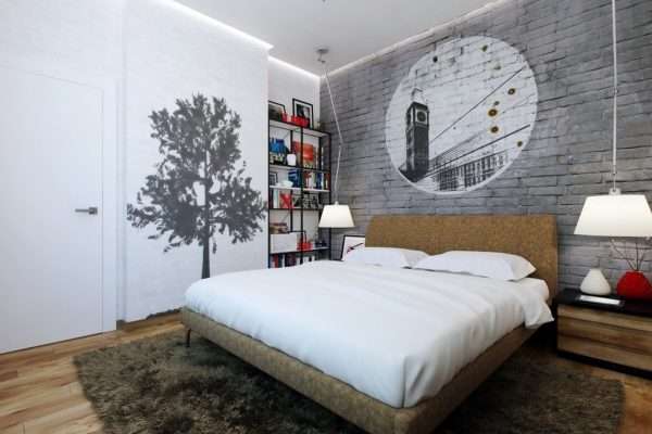 Дизайн небольшой спальни в современном стиле
