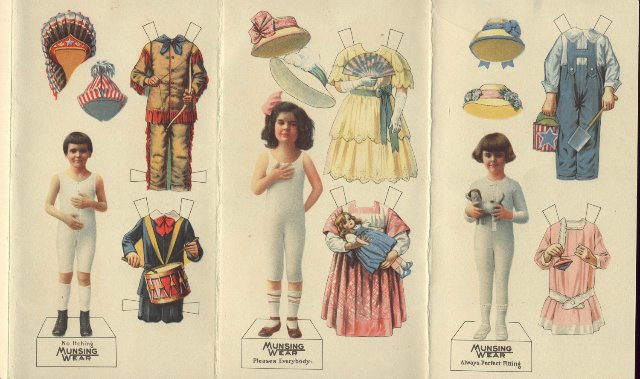 Старинные бумажные куклы, фото № 13