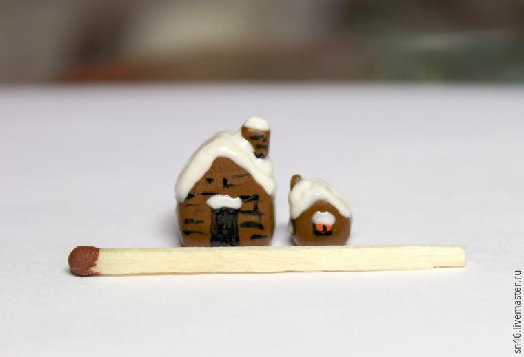 Создаём миниатюрные домики из полимерной глины, фото № 35