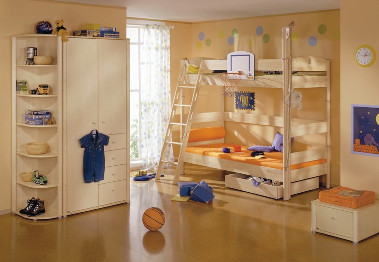 Одна детская комната для нескольких детей — 29 ярких дизайнерских решений, фото № 6
