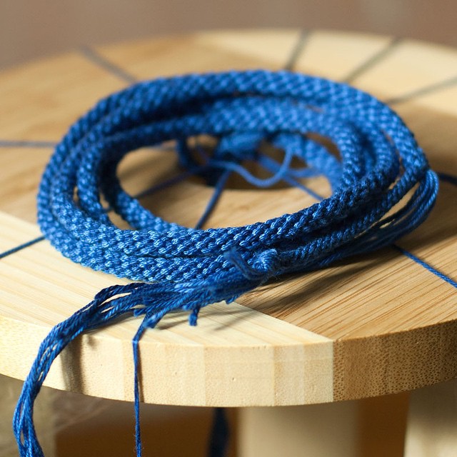 О японских традициях и технике плетения шнуров-косичек. Кумихимо, фото № 10