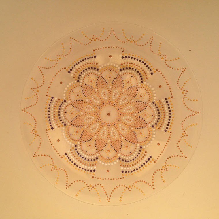 Точечная роспись декоративной тарелки: пошаговый мастер-класс, фото № 26