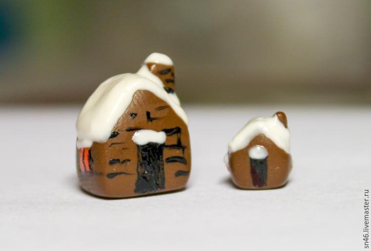 Создаём миниатюрные домики из полимерной глины, фото № 33