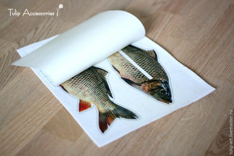 «Готовим рыбу», или Как сделать оригинальный пенал из фетра, фото № 5
