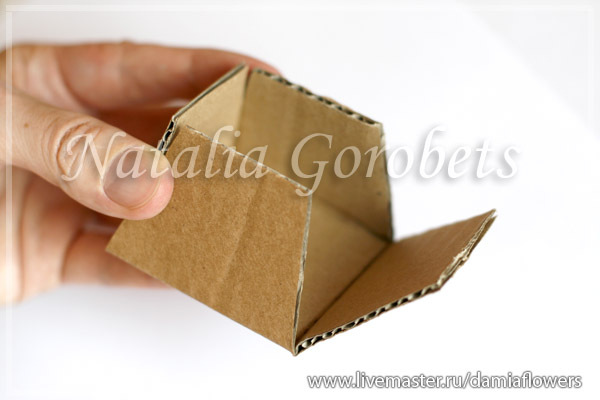 Как из картонной коробки получился кактус, фото № 4