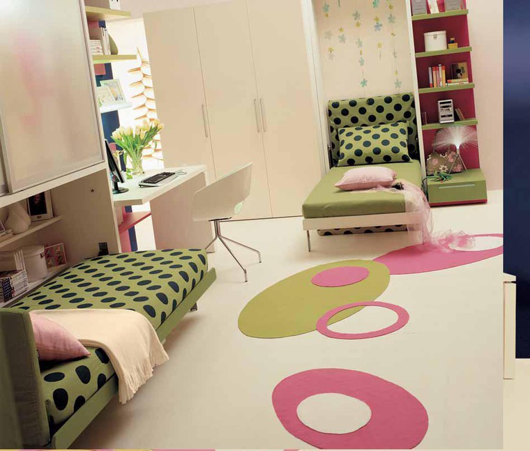 Одна детская комната для нескольких детей — 29 ярких дизайнерских решений, фото № 26
