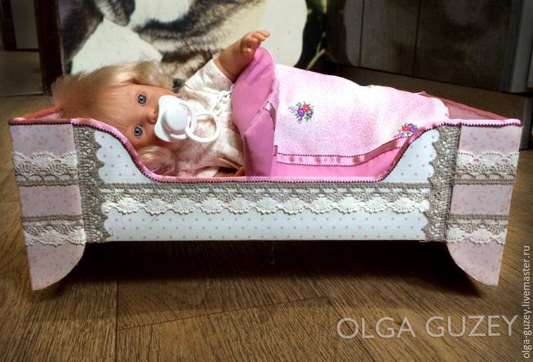 Проще простого: кроватка-качалка для куклы своими руками, фото № 14