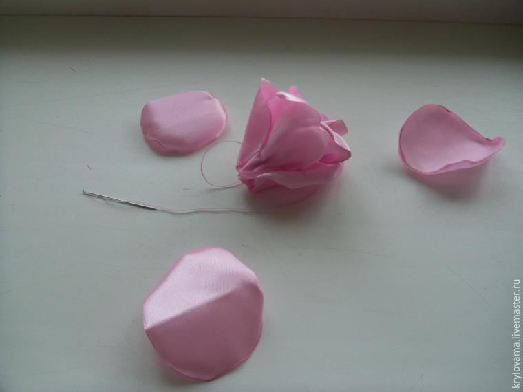 Создаем реалистичную розу из лент, фото № 10