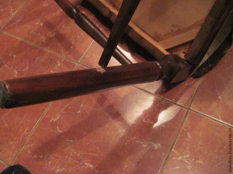 Ремонт и усиление стула. Часть 1 разборка, фото № 4