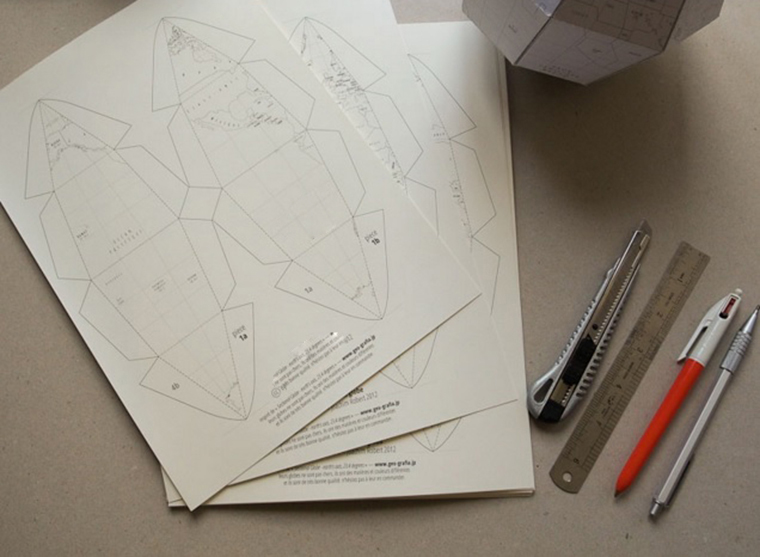 Геометрия декора: идеи и схемы для создания интерьерных украшений из бумаги, фото № 21