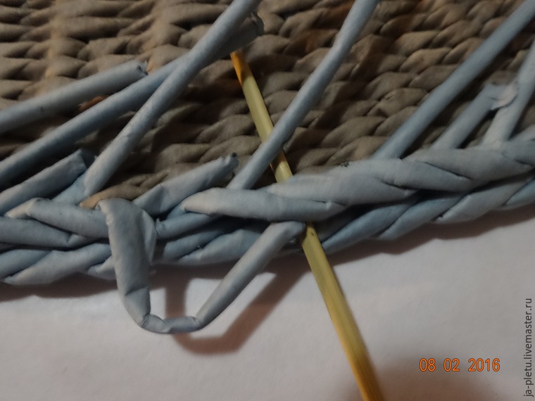 Мастер-класс: плетение сервировочных ковриков из бумажных трубочек, фото № 25