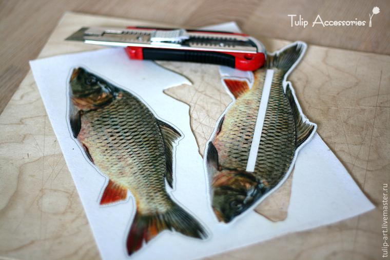 «Готовим рыбу», или Как сделать оригинальный пенал из фетра, фото № 7