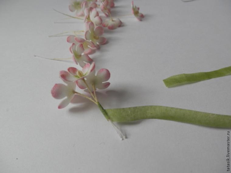 Создаем миниатюрные цветы из фоамирана, фото № 11
