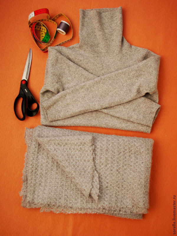 Переделка свитера в стильную вещицу, фото № 1