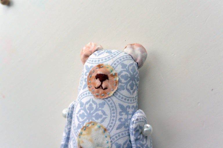 Шьем нежного текстильного мишку своими руками, фото № 46