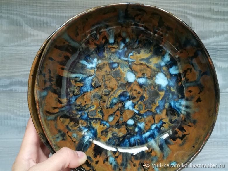 Керамика ручной работы делаем глубокую тарелку из пласта, фото № 10