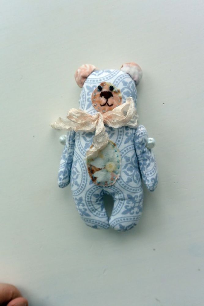 Шьем нежного текстильного мишку своими руками, фото № 48