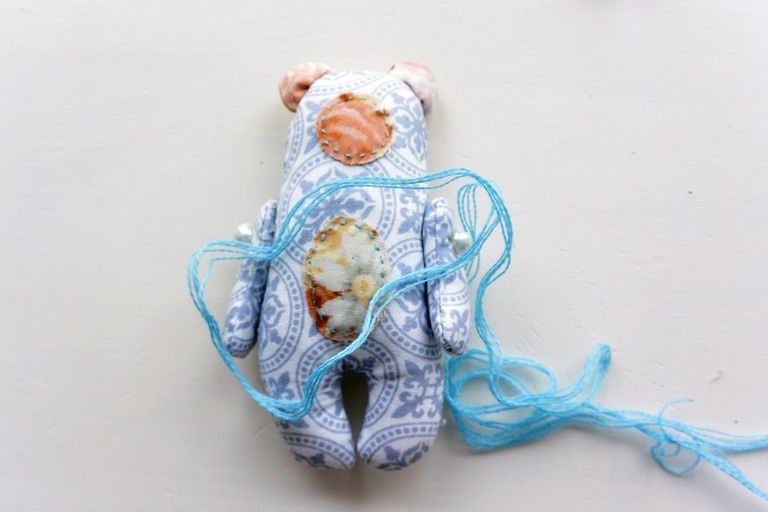 Шьем нежного текстильного мишку своими руками, фото № 43