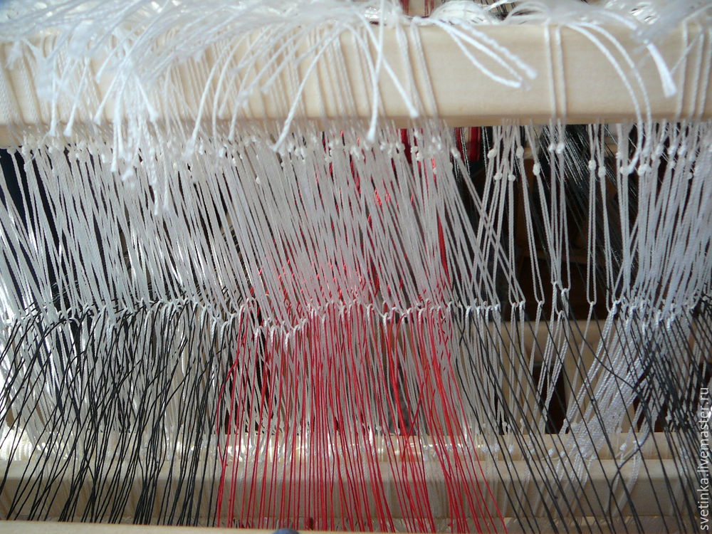 Вязание нитченок для узорного ткачества, фото № 23