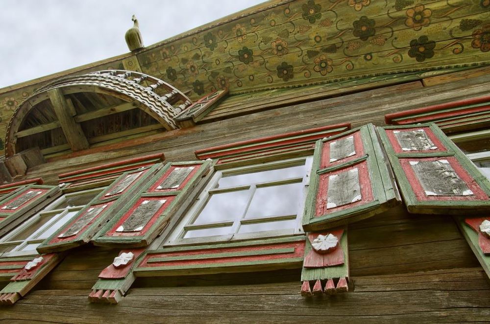 Домовые росписи Русского Севера — фотографии Николая Телегина, фото № 37