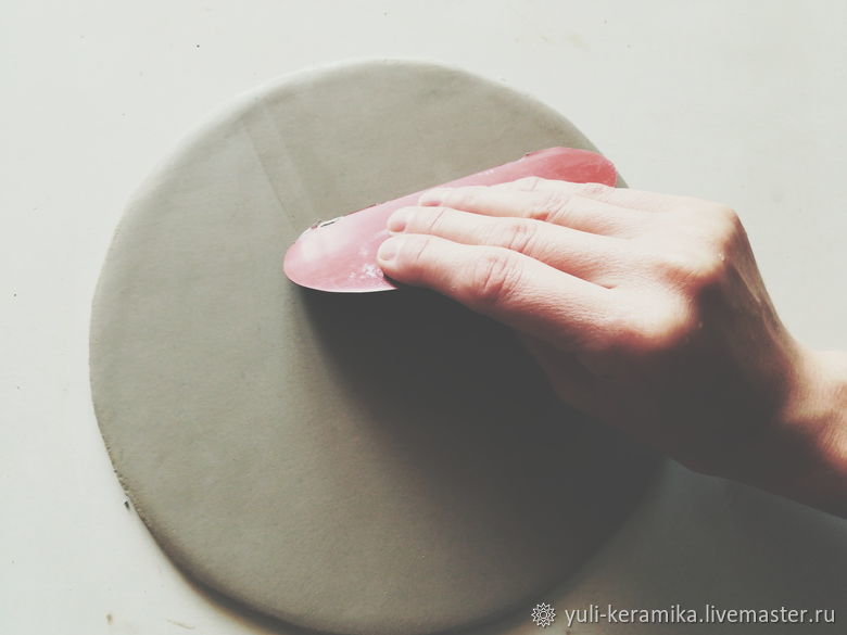 Керамика ручной работы делаем глубокую тарелку из пласта, фото № 5