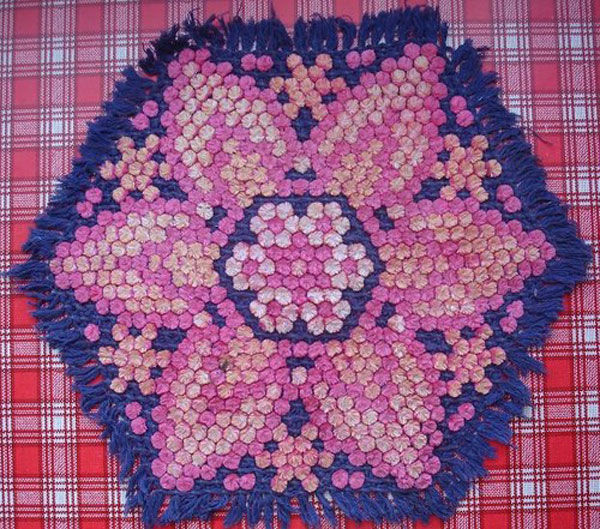Плетение салфеток на 6-иугольной раме, фото № 17