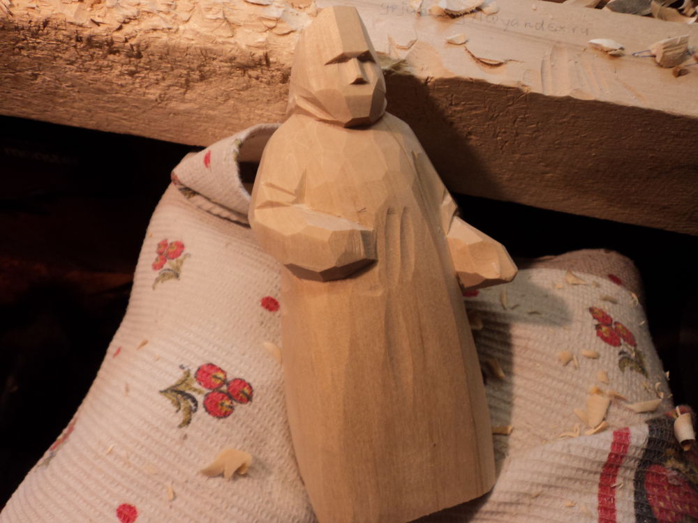 Изготовление деревянной фигуры старушки из сказки «Репка», фото № 9