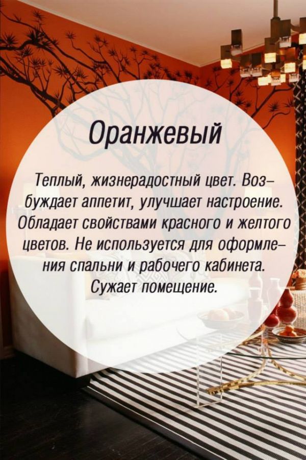 Все о правилах выбора  цвета мебели, интерьера и психологии цветов  на человеческий организм, фото № 11