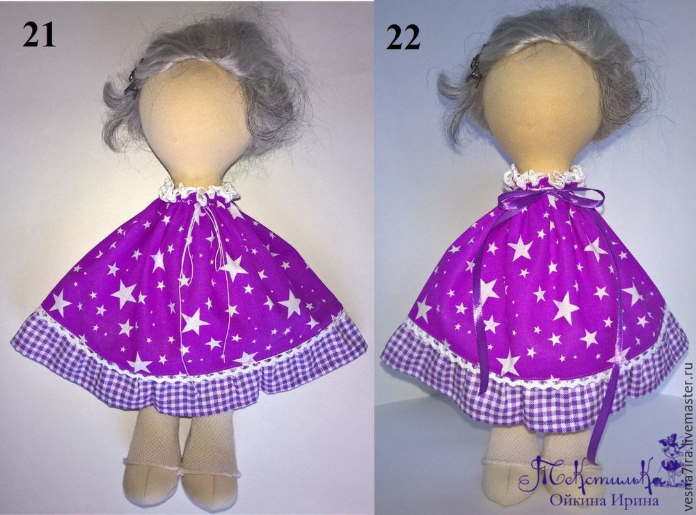 Шьем комплект одежды для куклы-большеножки. Часть 3, фото № 10