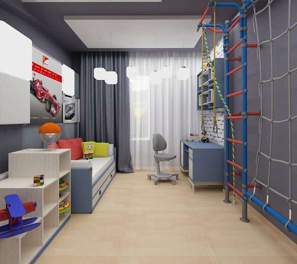 интерьер детской комнаты для мальчика, фото 8