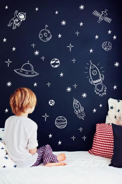 7 идей для детской в космическом стиле
