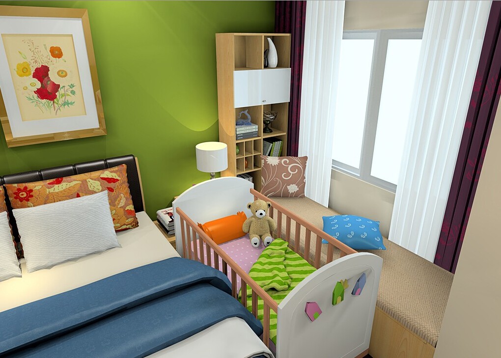 спальня и детская в одной комнате фото