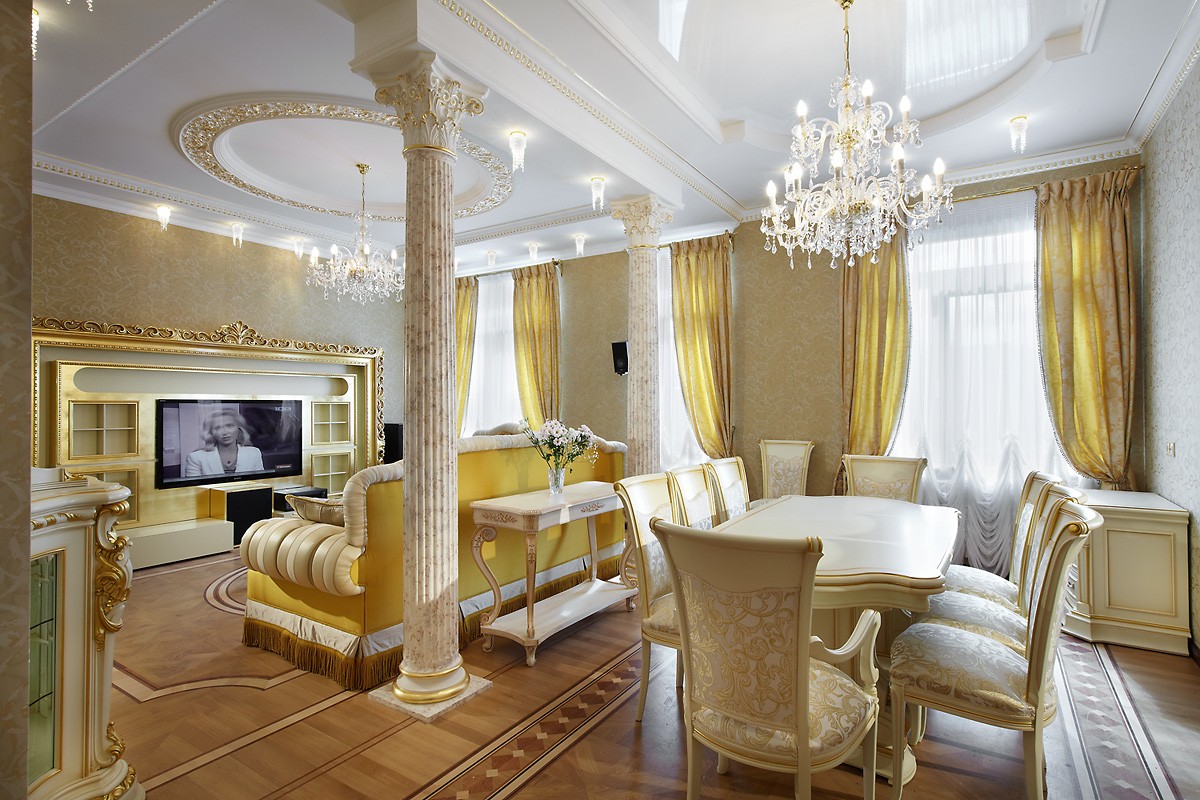 гостиная в классическом стиле красивые фото