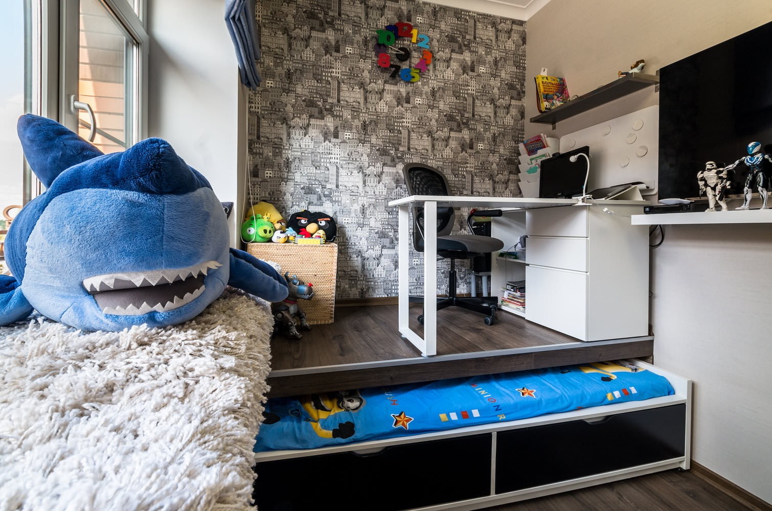 дизайн детской комнаты расстановка мебели