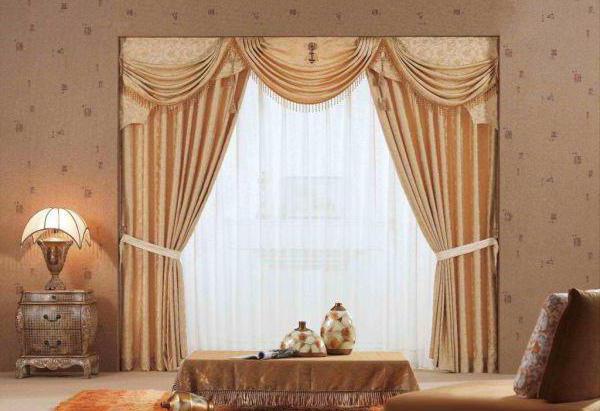 классические шторы фото