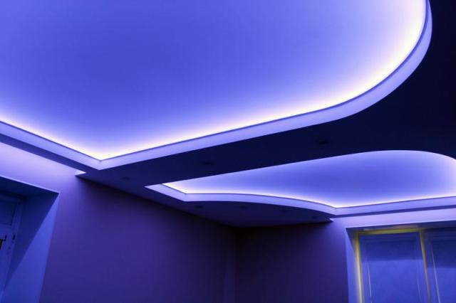 Подсветка потолка неоновые трубки