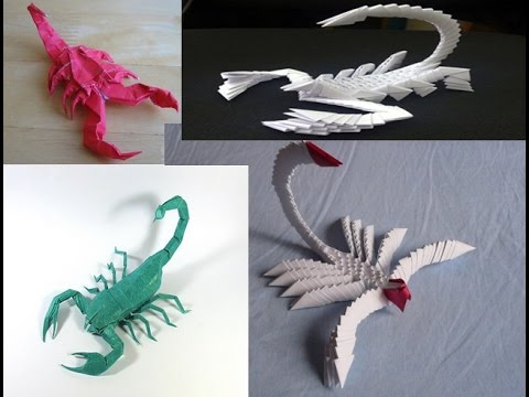 Модульное оригами скорпион