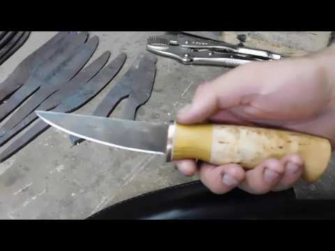 Нож из цепи бензопилы