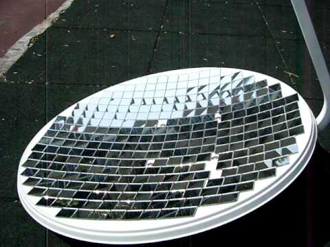 PARABOLIC DISH MIRROR - PARABOLOID DIY REFLECTOR Solar death ray satellite antenna