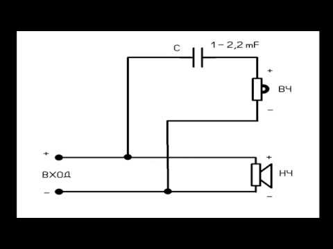 Фильтр ВЧ - 1й порядок. Схема