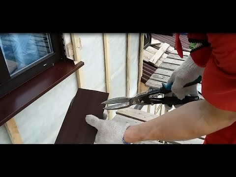 Как правильно отделать окно Отделка окна откосами ВИНИЛОВОГО сайдинга приоконной планкой под сайдинг