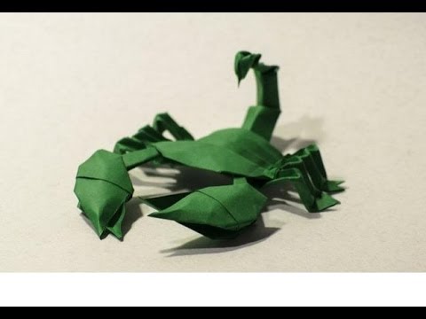 Origami scorpion modular by Javier Caboblanco - Yakomoga Origami tutorial