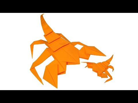 Скорпион оригами  juravliki.ru