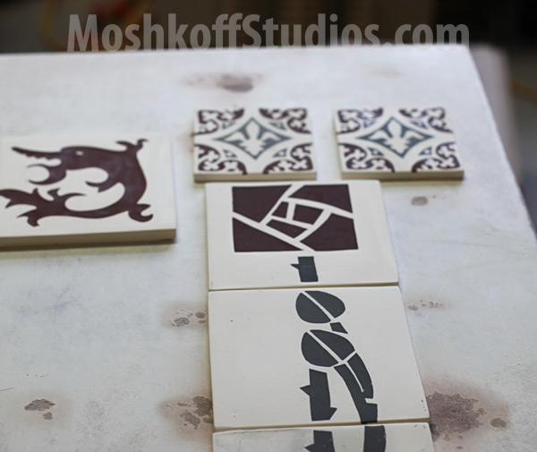 историческая и современная метлахская плитка, технологии Moshkoff Studios