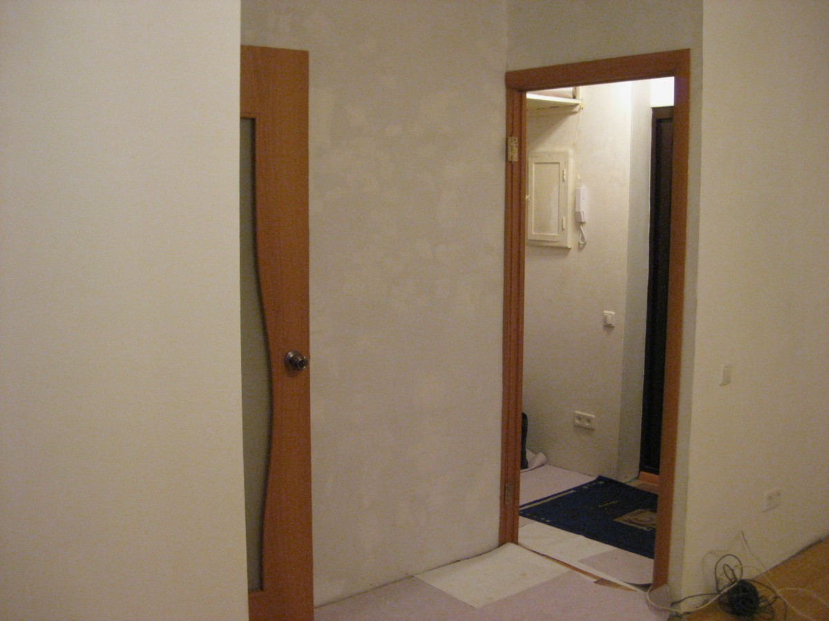 фото:Однушка хрущевка в белом 30 кв.м. - комната