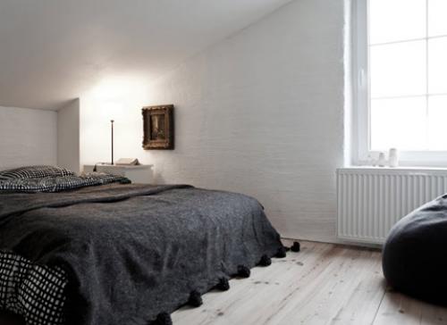 Дизайн маленькой двухуровневой квартиры. Вариант неповторимого дизайна маленькой двухуровневой квартиры в Дании