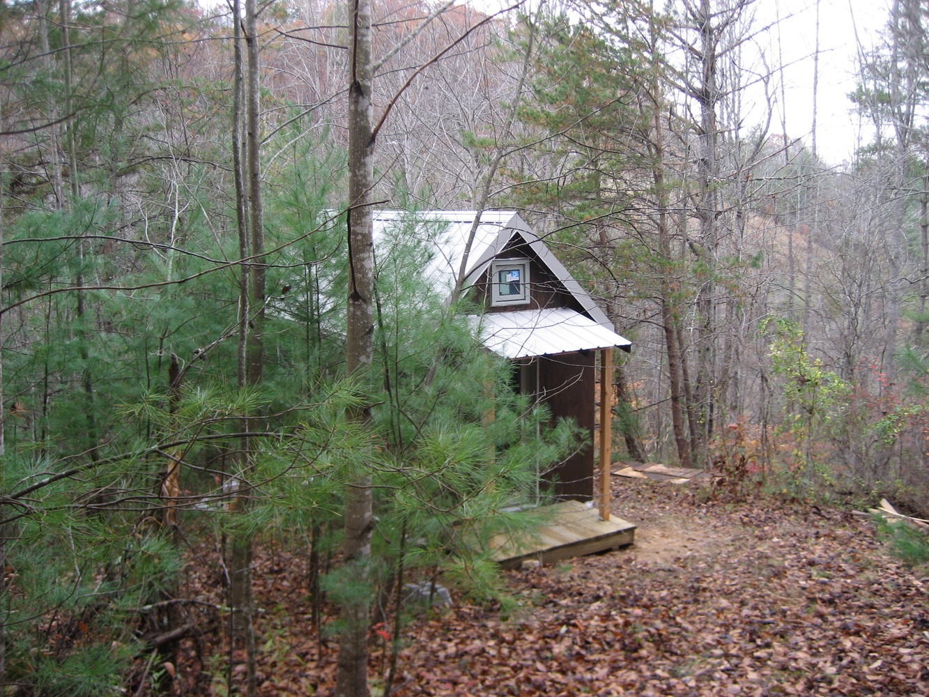 Малогабаритный дом в лесу