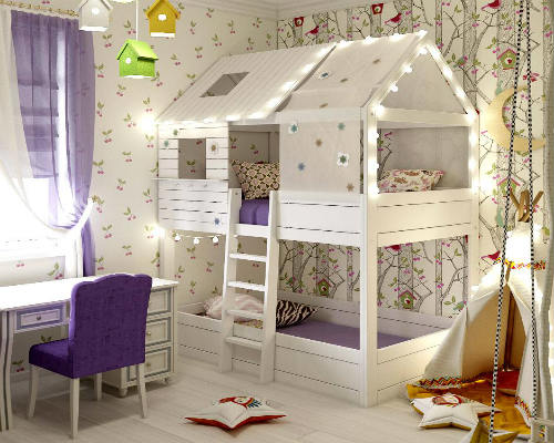 50 лучших идей дизайна детской комнаты 4